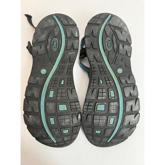 Chaco Z/Volv Men\'s Sport Sandal Size 13M Blue Geometric Diamond EcoTread Hiking main image 4